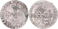 World Coins - Coin, France, Henri IV, 1/4 Ecu de Béarn, 1596, Morlaas, , Silver