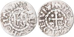World Coins - Coin, France, Herbert I, Denarius, Le Mans, Immobilized type, , Silver