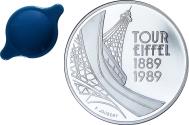 World Coins - France, 5 Francs, Tour Eiffel, 1989, Monnaie de Paris, Proof, Silver,