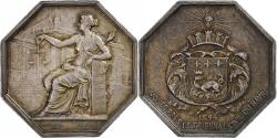 World Coins - France, Token, Droit, Avoués du Tribunal Civil du Havre, 1894, Silver