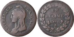 World Coins - Coin, France, Dupré, Decime, AN 5, Paris, , Bronze, KM:644.1
