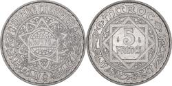 World Coins - Coin, Morocco, Mohammed V, 5 Francs, AH 1370/1951, Paris, , Aluminum