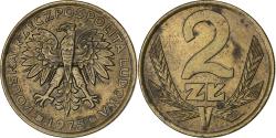 World Coins - Poland, 2 Zlote, 1975, Warsaw, Brass, , KM:80.1