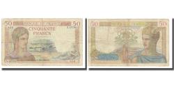 World Coins - France, 50 Francs, Cérès, 1940, P. Rousseau and R. Favre-Gilly, 1940-02-29