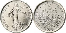 World Coins - France, 5 Francs, Semeuse, 1978, MDP, série FDC, Cupronickel,