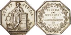 World Coins - France, Token, Notary, Chambre des Notaires de l'arrondissement de LIlle, 1883