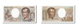 World Coins - Banknote, France, 200 Francs, 200 F 1981-1994 ''Montesquieu'', 1987, AU(50-53)