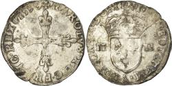 World Coins - Coin, France, Charles X, 1/4 Ecu, 1590, Paris, , Silver, Sombart:4670