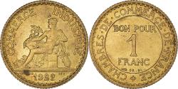 World Coins - Coin, France, Chambre de commerce, Franc, 1922, Paris,