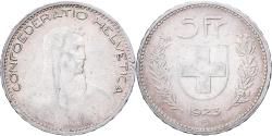World Coins - Switzerland, 5 Francs, 1923, Bern, Silver, , KM:37