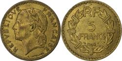 World Coins - France, 5 Francs, Lavrillier, 1940, Aluminum-Bronze, , KM:888a.1