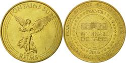 World Coins - France, Token, Touristic token, Fontaine Subé - Reims, 2016, Monnaie de Paris