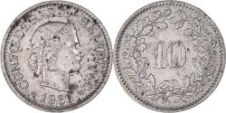 World Coins - Coin, Switzerland, 10 Rappen, 1966