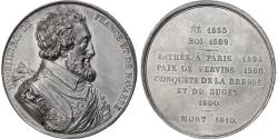 World Coins - France, Medal, Les Rois de France,  Henri IV, History, Caqué, , Tin