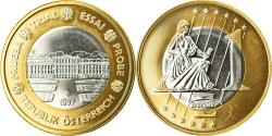 World Coins - Austria, Euro, 1997, unofficial private coin, , Bi-Metallic