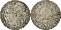 World Coins - Coin, France, Cérès, 5 Francs, 1849, Strasbourg, , Silver, KM:761.2