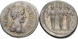 Ancient Coins - Accoleia, Denarius, 43 BC, Rome, Pedigree, Silver, , Crawford:486/1
