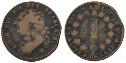 World Coins - Coin, France, 12 deniers français, 12 Deniers, 1792, Strasbourg,