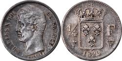 World Coins - Coin, France, Charles X, 1/4 Franc, 1829, Lille, , Silver, KM:722.12
