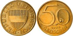 World Coins - Coin, Austria, 50 Groschen, 1993, , Aluminum-Bronze, KM:2885