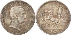 World Coins - Coin, Italy, Vittorio Emanuele III, 2 Lire, 1916, Rome, , Silver, KM:55
