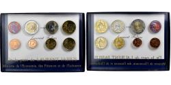 World Coins - France, Set 1c. à 2€, Offered by Laurent Fabius, 2001, MDP,