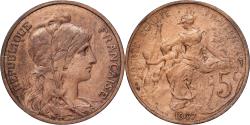 World Coins - France, 5 Centimes, Dupuis, 1907, Paris, Bronze, , KM:842