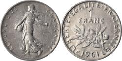 World Coins - Coin, France, Semeuse, Franc, 1961, Paris, , Nickel, KM:925.1