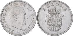 World Coins - Denmark, Frederik IX, Krone, 1970, Copenhagen, Copper-nickel,