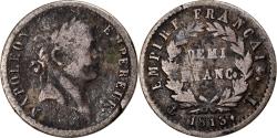 World Coins - Coin, France, Napoléon I, 1/2 Franc, 1813, Nantes, , Silver, KM:691.13