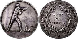 World Coins - France, Medal, Sous-Secrétariat d'Etat de l'Education Physique, Silvered
