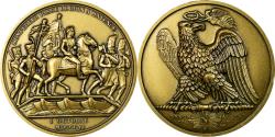 World Coins - France, Medal, Napoléon Ier, l'Empereur passe le Rhin à Mayence, Denon
