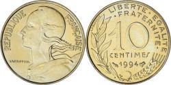 World Coins - France, Marianne, 10 Centimes, 1994, Paris, , Aluminum-Bronze, KM:929