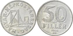 World Coins - Coin, Hungary, 50 Fillér, 1988, Budapest, , Aluminum, KM:574