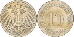 World Coins - Coin, GERMANY - EMPIRE, Wilhelm II, 10 Pfennig, 1891, Munich,