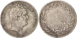 World Coins - Coin, France, Louis-Philippe, 5 Francs, 1831, Lyon, , Silver, KM:735.4