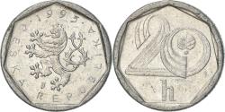 World Coins - Coin, Czech Republic, 20 Haleru, 1995, , Aluminum, KM:2.1