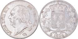 World Coins - Coin, France, Louis XVIII, 5 Francs, 1824, Paris, Rare in this quality