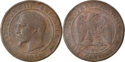 World Coins - Coin, France, Napoléon III, 10 Centimes, 1856, Lyon, , Bronze