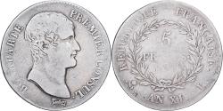 World Coins - France, 5 Francs, 1803, Bayonne, Silver, , KM:650.4