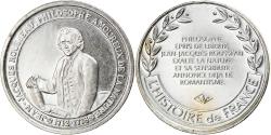 World Coins - France, Medal, Jean-Jacques Rousseau, Arts & Culture, , Silver