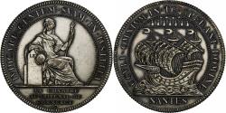 World Coins - France, Token, Chambre au Tribunal de Commerce, Nantes, Silver, Flan brillant