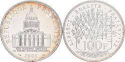 World Coins - France, 100 Francs, Panthéon, 1991, MDP, Silver, , Gadoury:898