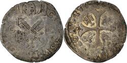 World Coins - Coin, France, Comtat-Venaissin, Clément VIII, Douzain, 1594, Carpentras
