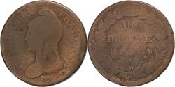 World Coins - France, Decime, Dupré, AN 5, Paris, Copper,