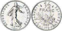 World Coins - Coin, France, Semeuse, 1/2 Franc, 1990, Paris, , Nickel, KM:931.1