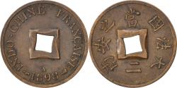 World Coins - Coin, French Indochina, 2 Sapeque, 1898, Paris, , Bronze, KM:6