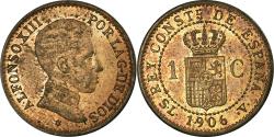 World Coins - Coin, Spain, Alfonso XIII, Centimo, 1906, Madrid, , Bronze, KM:726