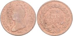 World Coins - Coin, France, Dupré, Decime, AN 8, Metz, , Copper
