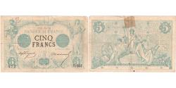 World Coins - France, 5 Francs, Noir, 1872-05-14, O.461, VF(20-25)